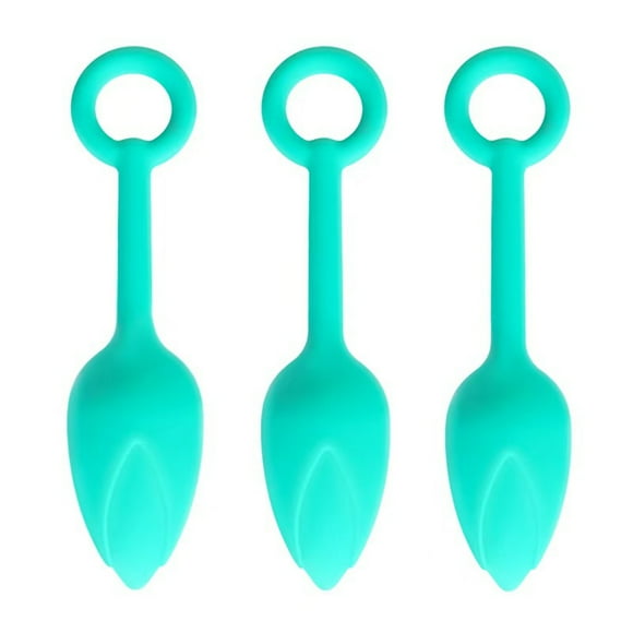 Rehabilitación de los músculos del suelo pélvico posparto. Mancuernas vaginales. Entrenamiento de relajación y recuperación posparto. Ejercicios para el cuidado femenino. Rosa.