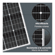 thumbnail image 4 of Kit Panel Solar 200w Con Controlador , Celda Solares De Casa Malubero Negro, 4 of 5