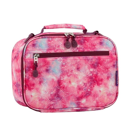

J World Girls Cody Lunch Bag with Shoulder Strap Purple Galaxy