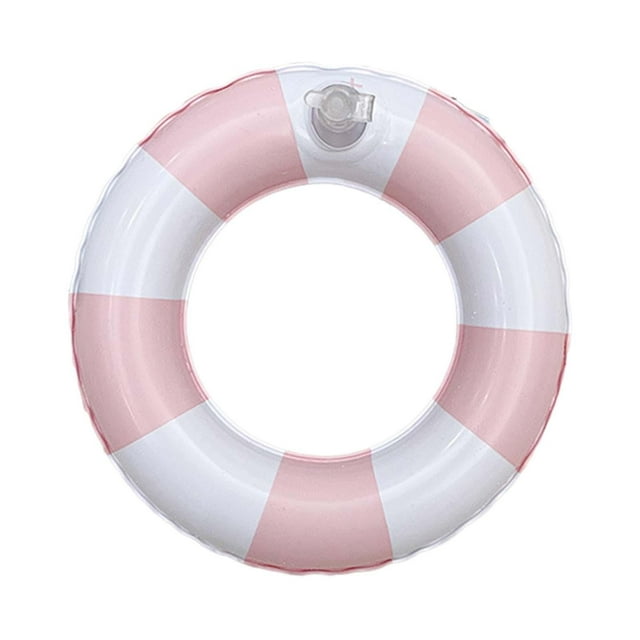 Anillo de natación inflable en miniatura, creativo, multiusos, de PVC, compacto, decorativo, accesorio de fotografía para fiestas en la playa y bodas. Rosa