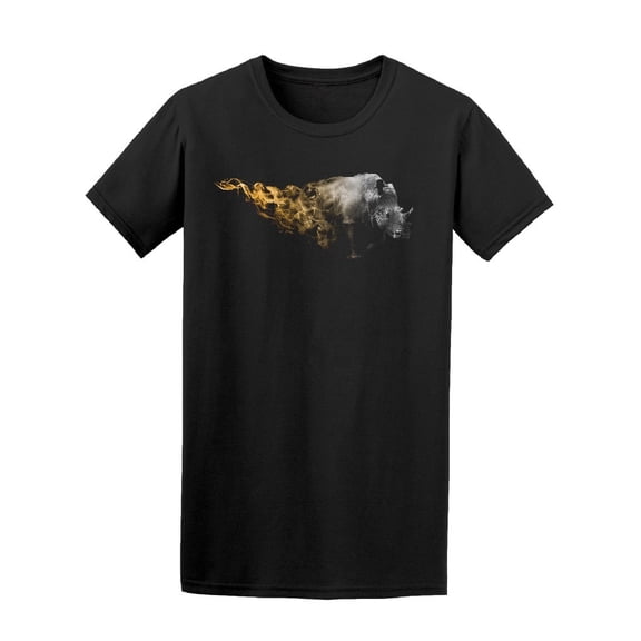 The Rhinoceros Smoke Art Tee Men's -Image by Shutterstock