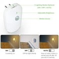 thumbnail image 2 of MAZ-TEK Plug in Motion Sensor Dimmable Night Light, Soft Warm White LED Nightlight with Dusk to Dawn Motion Sensor, Adjustable Brightness for Bedroom, Bathroom, Kitchen, Hallway, Stairs,2 Pa, 2 of 7