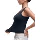 thumbnail image 3 of Musculosa CRZ YOGA Softembrace con escote redondo azul marino L, 3 of 6
