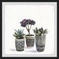 thumbnail image 2 of Three Pots Framed Painting Art Print, 18.00" x 1.50", 2 of 6
