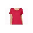thumbnail image 2 of JM Collection Scoop Neck Top Pink Twist M, 2 of 3