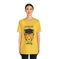 thumbnail image 4 of Class Of 2023 Cheetah With Grad Hat And Red Glasses Bella Canvas T-shirt, 4 of 12