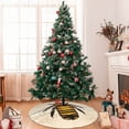 thumbnail image 7 of Lsque Honey Bee Print Christmas Tree Skirt, Tree Skirt with Ties or Velcro, Perfect for Holiday Decorations, Halloween, and New Year-30", 7 of 7
