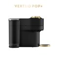 thumbnail image 4 of Machine à café et expresso Nespresso Vertuo Pop+ Deluxe de Breville, Noir Mat et or, 6 Tailles de Café, 4 of 8