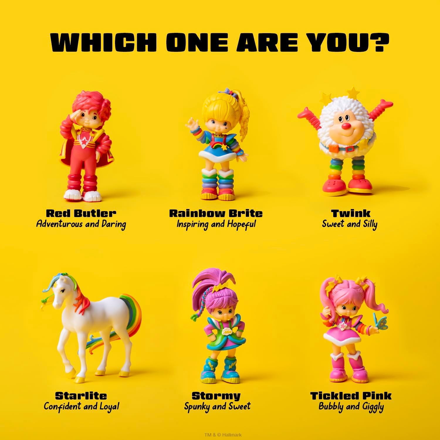 Rainbow Brite 2.5" Collectible Figures - Case of 12 Assorted Figures