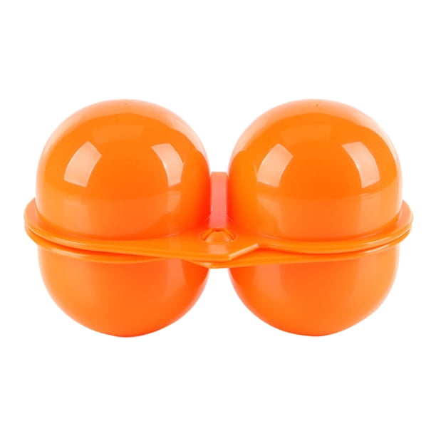 Caja de almacenamiento Ndcxsfigh 2 Rejillas Contenedor Plástico para Acampar Picnic Naranja