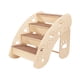 thumbnail image 5 of Escaleras para perros para camas altas, escalera para mascotas, de madera resistente, portátil, antideslizante 4 pasos, 5 of 7