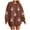 Brown_1, variant on Godom Halloween Sweatshirts for Women Ghost Graphic Crewneck Long Sleeve Pullover Tops Loose Fit Soft Knit Ribbed Casual Fall Winter Outfits