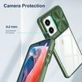 thumbnail image 5 of for Motorola Moto G 5G (2024) Case with Camera Cover, for Samsung A55 Case Crystal Clear & Not-Yellowing Slim Miltary Shockproof Protective Phone Case for Moto G 5G (2024), Olive, 5 of 6