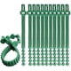thumbnail image 1 of Lazos para plantas, 24 cm, 10 piezas, soportes ajustables para árboles, lazos para plantas de jardín, entrelazados, compatibles con soporte para rosas y arbustos, 1 of 5