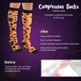 thumbnail image 3 of 6 Pairs Halloween Compression Socks for Women & Men Circulation 15-20 mmHg - Better Blood Flow, Swelling , Best Support for Medical, Running, Nursing, 3 of 7
