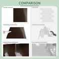 thumbnail image 5 of DEWOO 10-Sheet Upgraded Thick Peel and Stick Kitchen Backsplash Tiles,Waterproof Premium Self-Adhesive Wall Tile Stick on Backsplash for Kitchen,Bathroom and Fireplace(Brown,12"×12"), 5 of 13