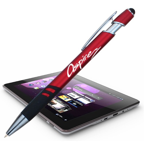 Personalized Promotional Kinsley Stylus M click pen Write Your Company Name Or Logo On Pen QTY300