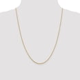 thumbnail image 2 of Diamond2Deal 14K Yellow Gold 1.3mm Loose Rope Chain Necklace for Women 24", 2 of 6