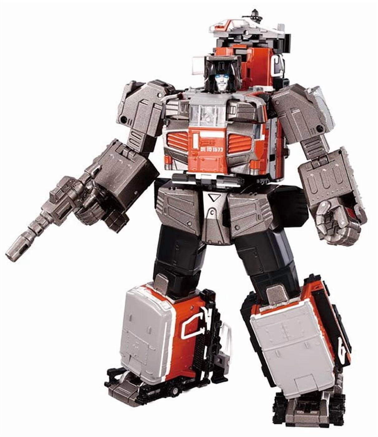 Transformers Masterpiece MPG-03 Train Bot Yukikaze - Fully Poseable, Transforms Into Shinkansen & Raiden Leg, Includes Rails & Booklet