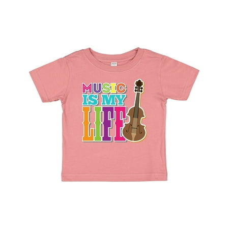 

Inktastic Violin Music is My Life Gift Baby Boy or Baby Girl T-Shirt