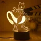 thumbnail image 5 of Pokemon Anime 3d Night Lights Bulbasaur Charizard Squirtle Mewtu LED desk lamp figura de acción Decor Home Figma Doll Gift Toy, 5 of 5