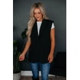 thumbnail image 2 of Kindra Oversized Vest - Black, 2 of 5