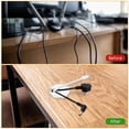 thumbnail image 4 of UPGRATOR 2Ud Tapón Redondo Para Orificio De Cables En Escritorio Material Aleación Zinc Color Plata, 4 of 7