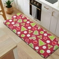 thumbnail image 5 of Red Christmas Decoration Pattern Kitchen Rug Mat,Kitchen Runner Rugs Non Skid Washable,Decorative Kitchen Floor Mats for Kitchen,Sink,Laundry,17"x47.2", 5 of 7