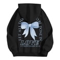 thumbnail image 6 of Women Sweatshirts Women's Hoodie Sweatshirt with Pocket for Everyday Comfort and Casual Style Black S, 6 of 6