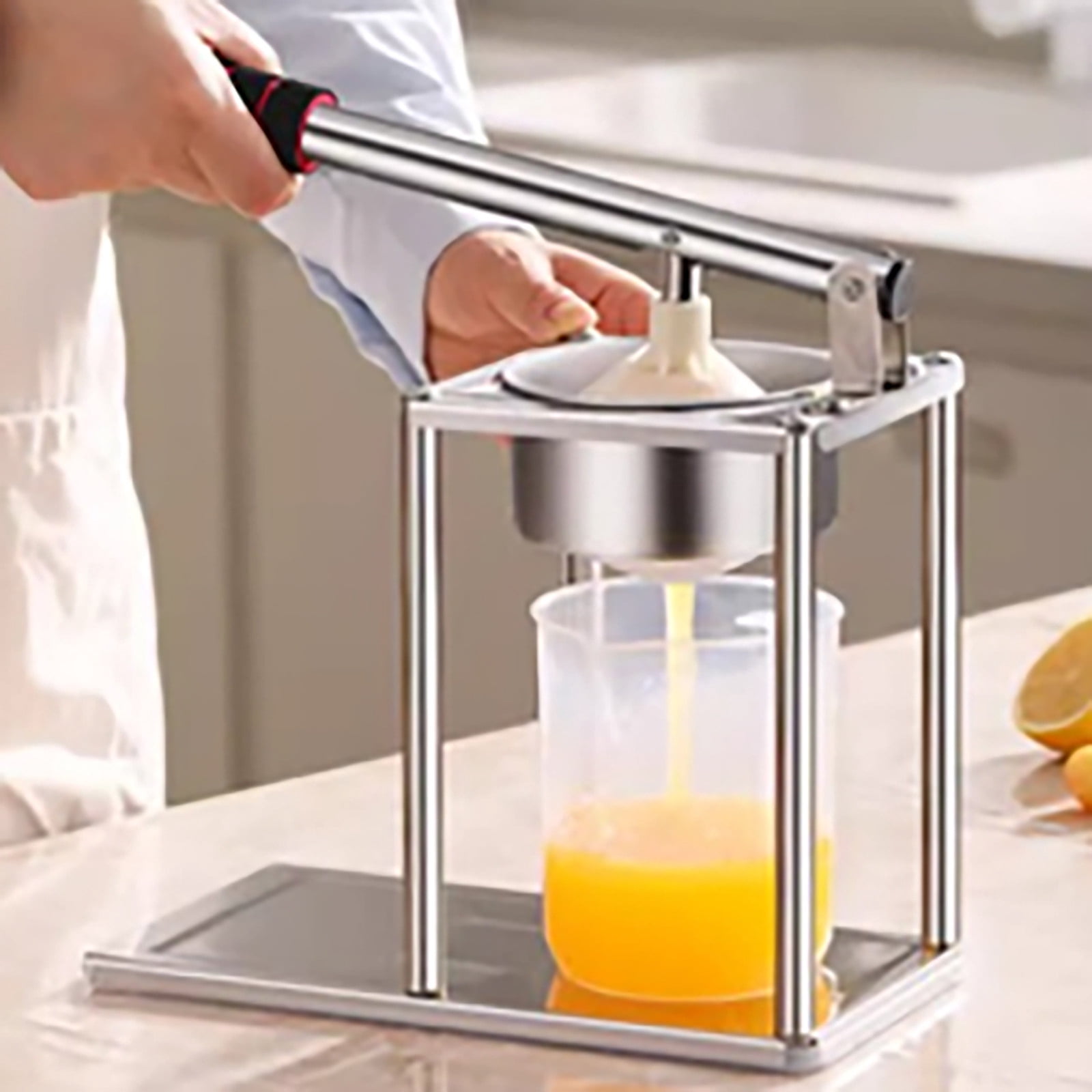 Manual Juicer Machine Heavy Duty Stainless Steel Fruit for Home Kitchen Commercial Use