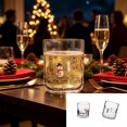 thumbnail image 6 of Christmas Icon Juice Glass - 14 oz Snowman Stemless Drinking Glass Cup for Holiday Party Supplies Gifts, 6 of 6