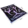 thumbnail image 2 of Gymnastics Lovers Blanket Gymnast Gifts for Girls Kids Teens Women, Soft Lightweight Throw Blanket for Bed/Couch/Lincvingroom 60x80 Inch, 2 of 6