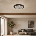 thumbnail image 3 of Lampara De Techo Cityluz, Plafón Redondo Negro, 3 of 6