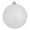 White, variant on Vickerman 4" Blue Candy Ball Ornament, 6 per Bag