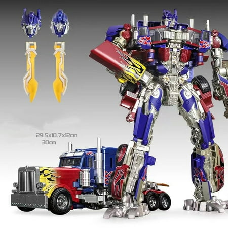 30cm Transformation Megatron Optimus Prime Bumblebee Deformation Movie G1 Anime Figure Action Figure Alloy Robot Mode Toys Gifts