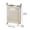 White, variant on Large Laundry Basket with Wheels and Handles,Collapsible Large Laundry Hamper,Plastic Dirty Clothes Dorm Laundry Hamper,Suitable for Bathroom,Bedroom,Dorm Room & Laundry Room