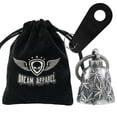 thumbnail image 2 of Motorcycle Bell for Bikers Women Men W/ Hanger, Biker Bell for Riders, Good Luck Riding Bell Spirit Bell Moto Accessories, 2 of 6