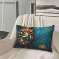 thumbnail image 5 of Balery Elegant Butterfly And Flowers Bedding Queen Pillow Cases - Envelope Closure - Soft Brushed Microfiber Fabric - Shrinkage and Fade Resistant Pillow Cases-16"x24", 5 of 6