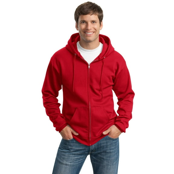 Port & Company - Essential Fleece Full-Zip Hooded Sweatshirt. Pc90zh