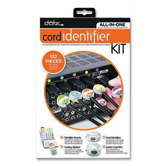 12 Regular-12 Jumbo-Sized Cord ID Kit