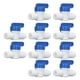 thumbnail image 3 of 10 Pcs Inline Ball Valve Mini Water Tube Shut Off Switch Quick Connect Fitting Accessory for Water Purifier 1/4inch, 3 of 5