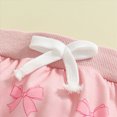 thumbnail image 4 of TOWED22 Baby Girl Toddler Outfits Clothes Long Sleeve Soft Sweatshirt + Elastic Waist Pants 2pcs Set for Playground Daily(Pink,3-6 M), 4 of 9