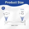 thumbnail image 2 of 2Pcs Combination Wrench 32mm Metric 12-Point Box and Open End 45# Carbon Steel, 2 of 7