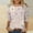 Pink, variant on ALLLIST 3/4 Sleeve Womens Tops Holiday Crew Neck T-Shirts Trendy Pink Floral Shirts Tops for Ladies