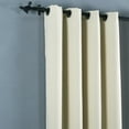 thumbnail image 2 of Home Soft Things Solid Blackout Curtains/Drapes Thermal Insulated Grommet Darkening Curtains, 2 Curtains and 2 Tiebacks Set - Beige - 54 x 84 inches, 2 of 9