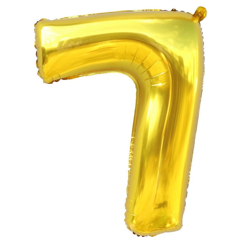 number 7 balloon