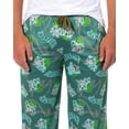 thumbnail image 4 of Pokemon Men's Bulbasaur #001 Vine Whip All Over Print Adult Pajama Pants Sleep Lounge Bottoms, 4 of 7