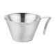 thumbnail image 5 of Taza medidora de acero inoxidable de 100 ml, reutilizable, accesorios para espresso, mini Pulido de plata, 5 of 9