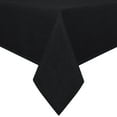 thumbnail image 1 of SHILIU-Faux Linen Rectangle Tablecloth - Wrinkle Free, Washable Rust-Proof Rectangle Table Cloth for Kitchen Dining Room Holiday Table Cover for Party Dinner, Farmhouse, Black, 60 X 120 Inch, 1 of 4