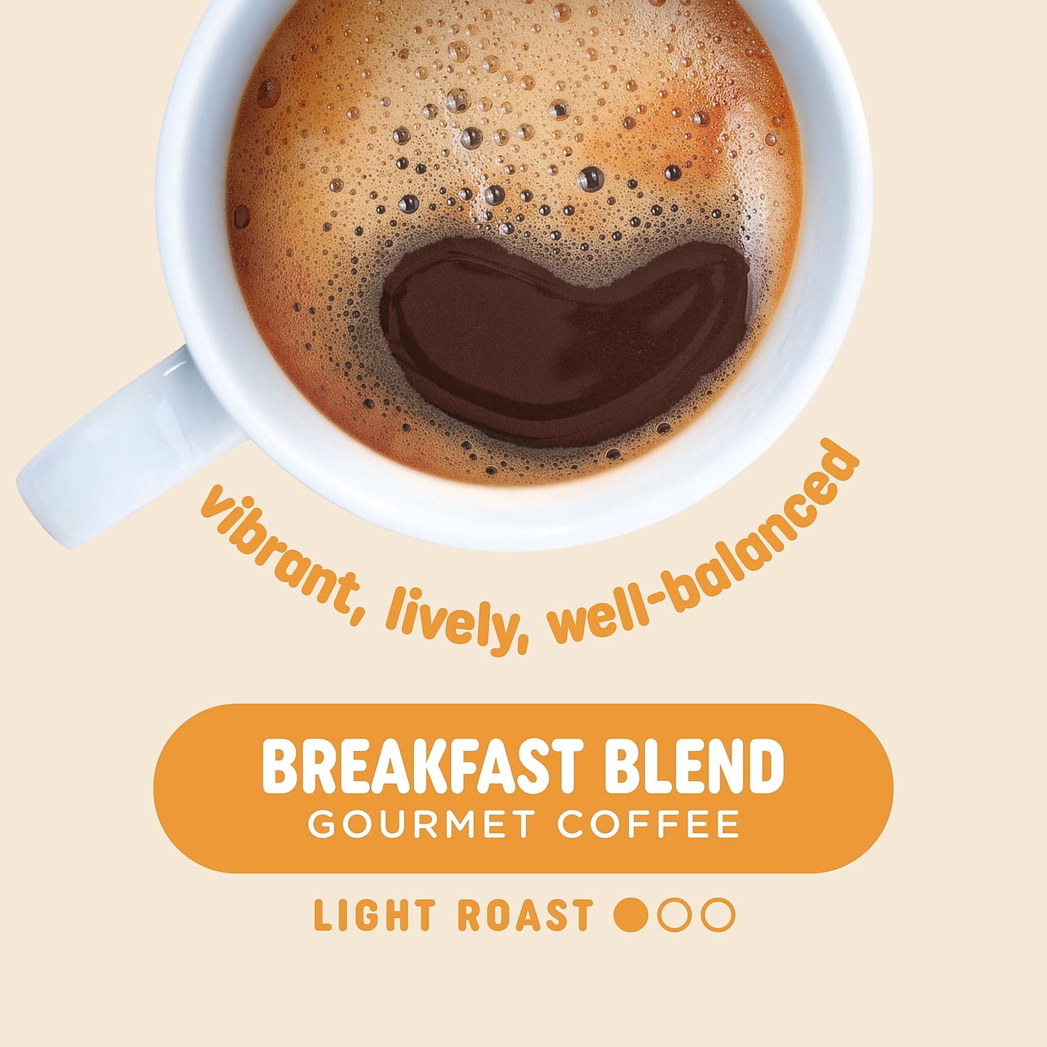 Pick Me Up Provisions Breakfast Blend Coffee Keurig K-Cup Pods Light Roast 96/Carton (52967CT)